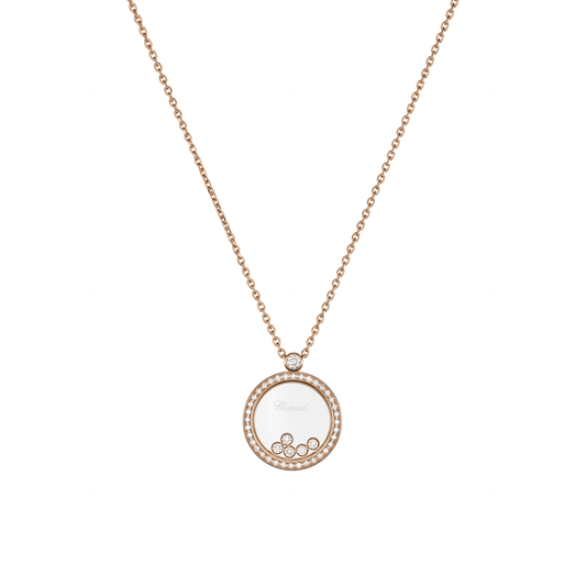 HAPPY DIAMONDS ICONS PENDANT, ETHICAL ROSE GOLD, DIAMONDS 799434-5301