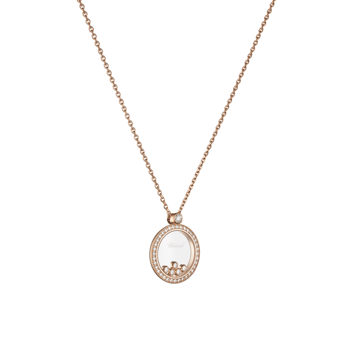 HAPPY DIAMONDS ICONS PENDANT, ETHICAL ROSE GOLD, DIAMONDS 799434-5301