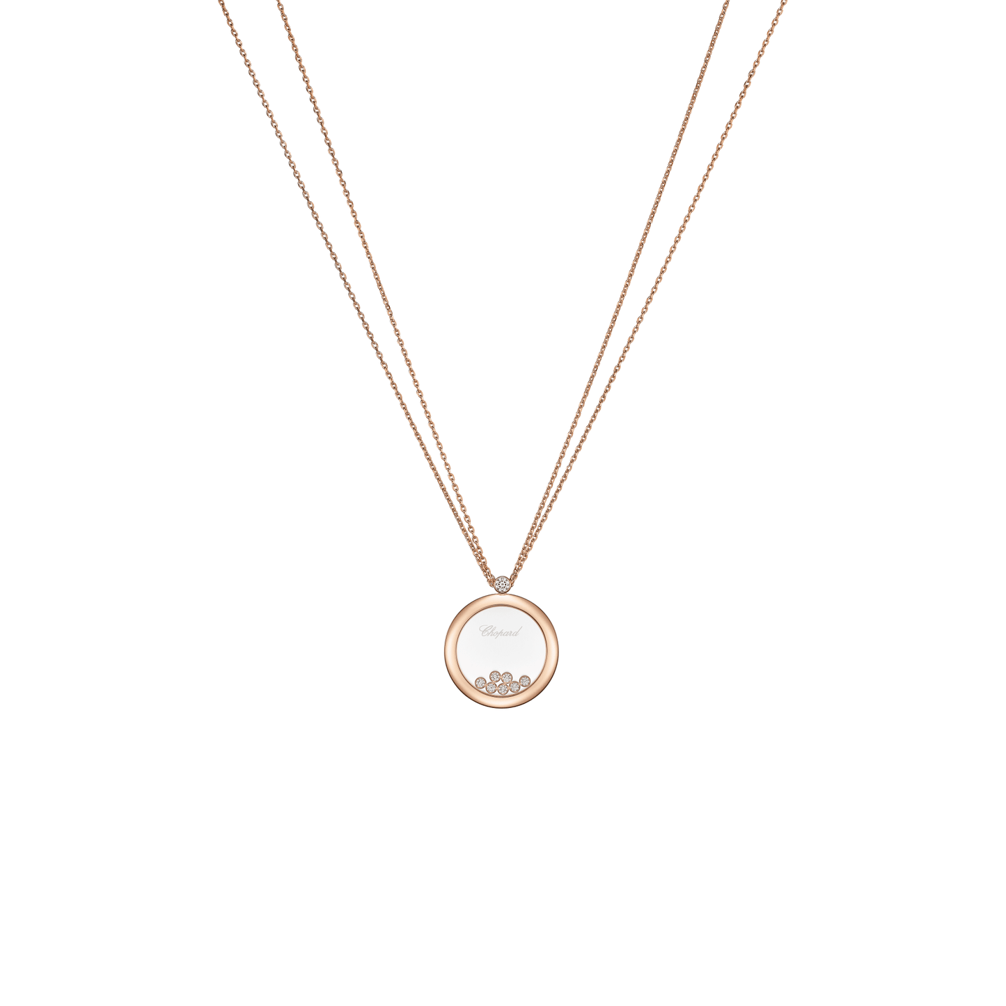 HAPPY DIAMONDS ICONS PENDANT, ETHICAL ROSE GOLD, DIAMONDS 799450-5001