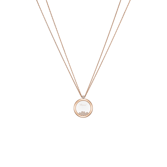 HAPPY DIAMONDS ICONS PENDANT, ETHICAL ROSE GOLD, DIAMONDS 799450-5001