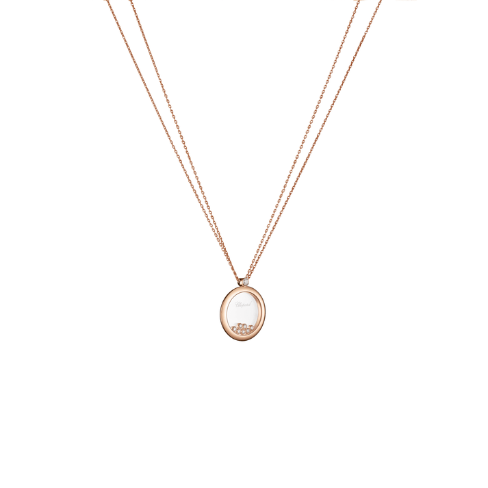 HAPPY DIAMONDS ICONS PENDANT, ETHICAL ROSE GOLD, DIAMONDS 799450-5001