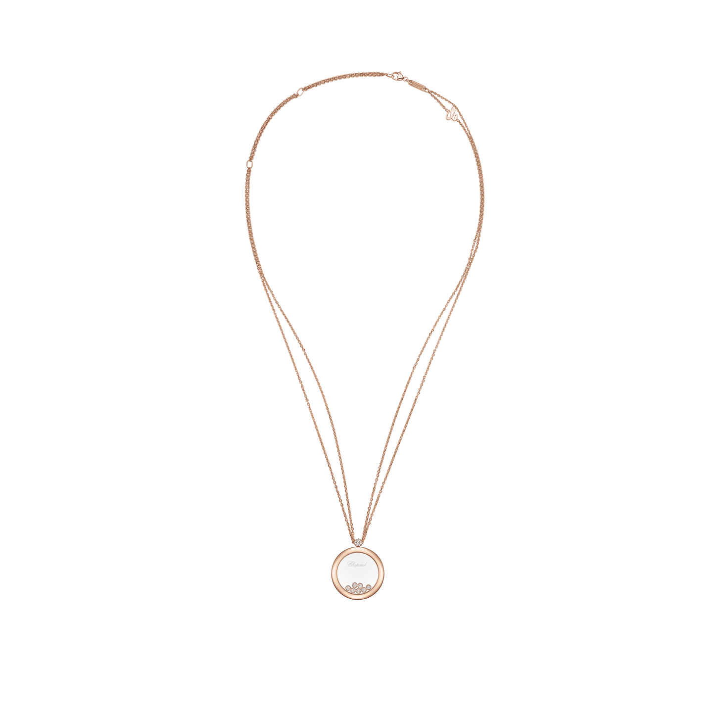HAPPY DIAMONDS ICONS PENDANT, ETHICAL ROSE GOLD, DIAMONDS 799450-5001