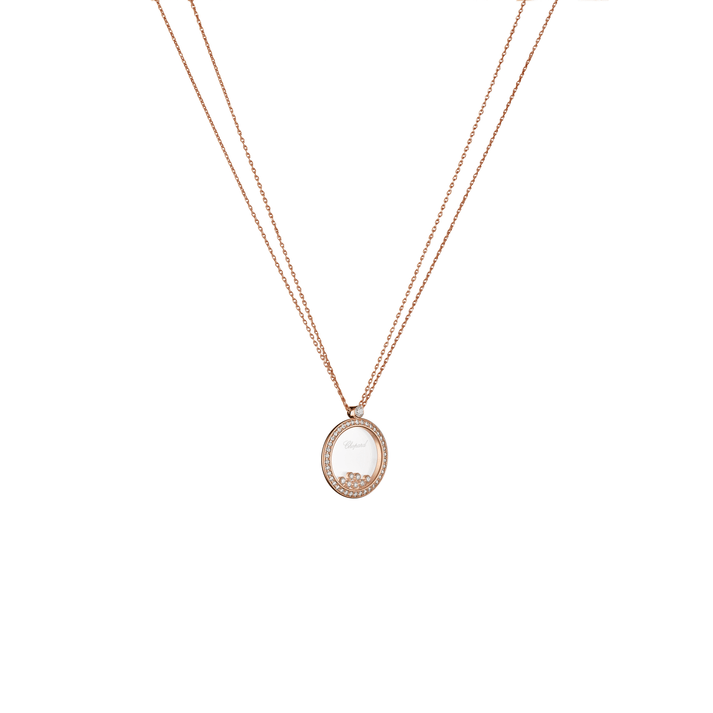 HAPPY DIAMONDS ICONS PENDANT, ETHICAL ROSE GOLD, DIAMONDS 799450-5301