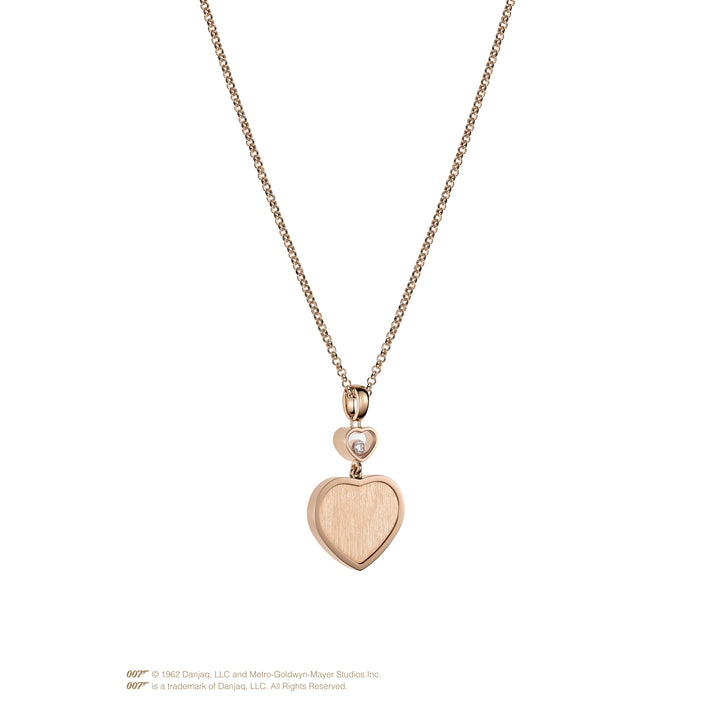 HAPPY HEARTS GOLDEN HEARTS PENDANT, ETHICAL ROSE GOLD, DIAMOND 79A007-5021