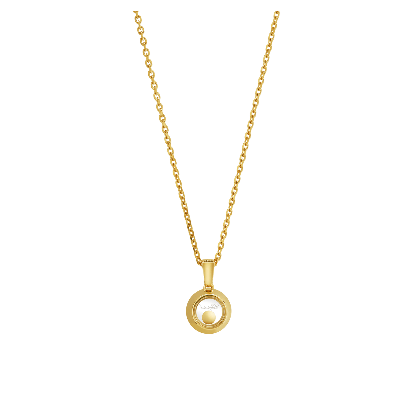 HAPPY DIAMONDS ICONS PENDANT, ETHICAL YELLOW GOLD, DIAMOND 79A017-0001