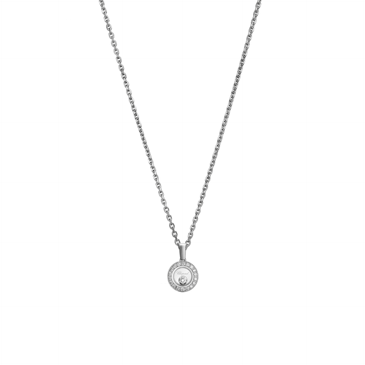 HAPPY DIAMONDS ICONS PENDANT, ETHICAL WHITE GOLD, DIAMONDS 79A017-1201