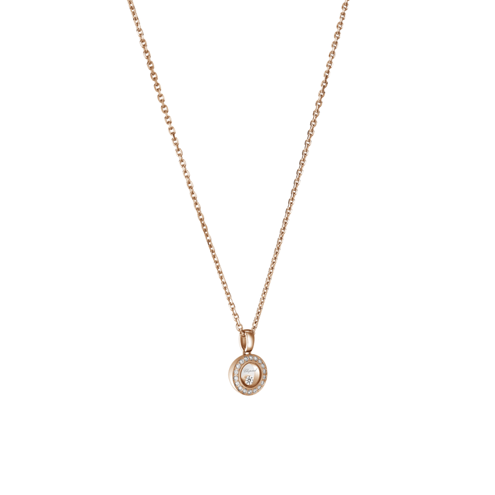 HAPPY DIAMONDS ICONS PENDANT, ETHICAL ROSE GOLD, DIAMONDS 79A017-5201