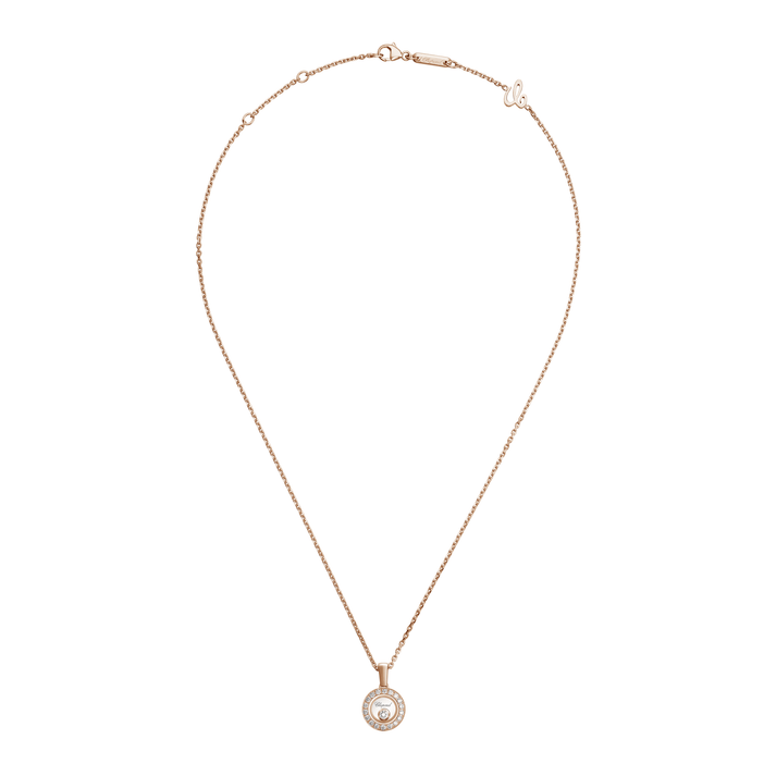 HAPPY DIAMONDS ICONS PENDANT, ETHICAL ROSE GOLD, DIAMONDS 79A017-5201