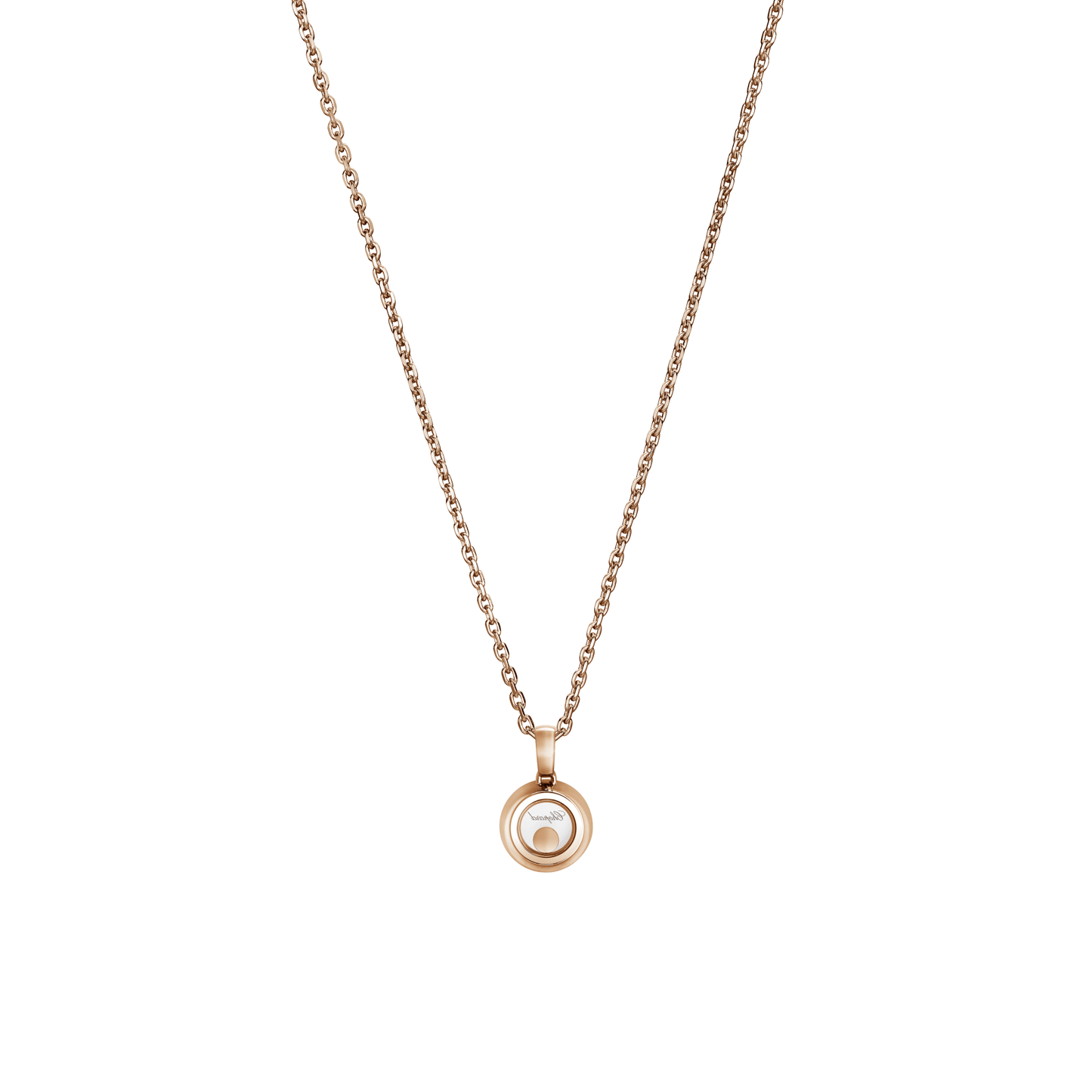 HAPPY DIAMONDS ICONS PENDANT, ETHICAL ROSE GOLD, DIAMONDS 79A017-5201
