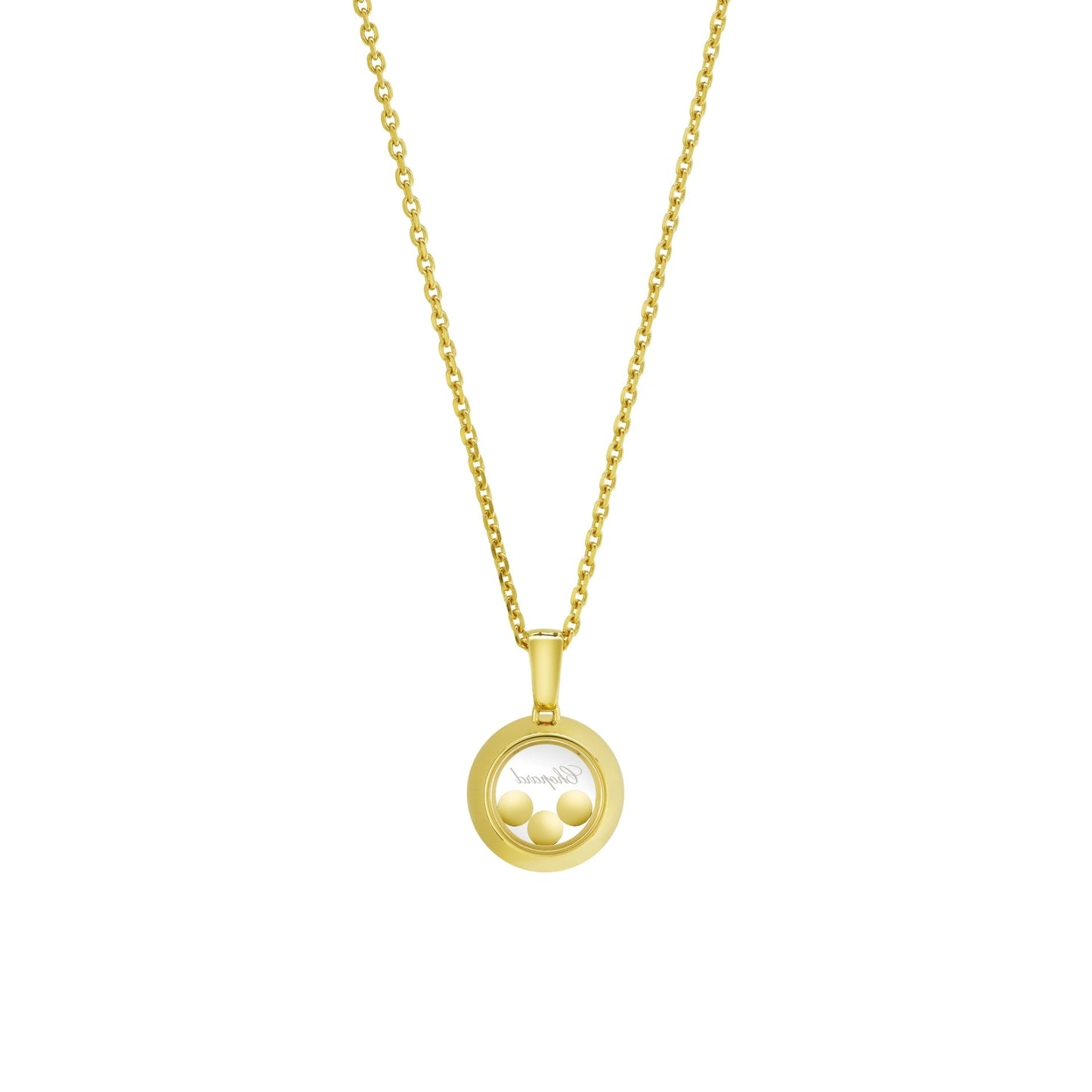 HAPPY DIAMONDS ICONS PENDANT, ETHICAL YELLOW GOLD, DIAMONDS 79A018-0001