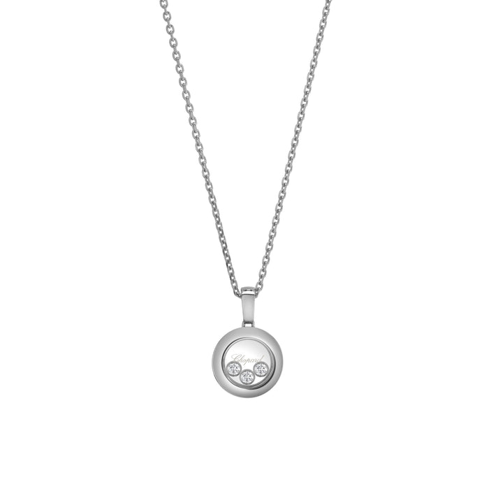 HAPPY DIAMONDS ICONS PENDANT, ETHICAL WHITE GOLD, DIAMONDS 79A018-1001