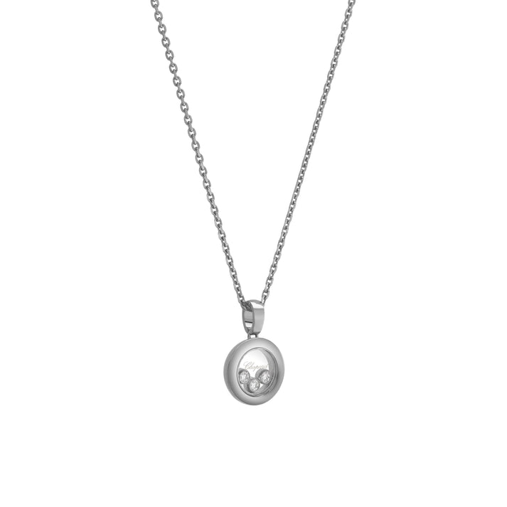 HAPPY DIAMONDS ICONS PENDANT, ETHICAL WHITE GOLD, DIAMONDS 79A018-1001