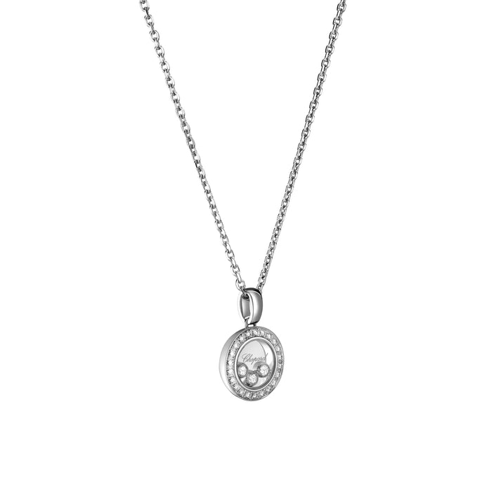HAPPY DIAMONDS ICONS PENDANT, ETHICAL WHITE GOLD, DIAMONDS 79A018-1201