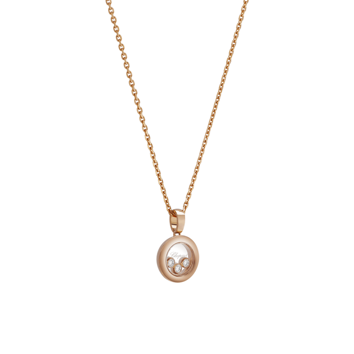 HAPPY DIAMONDS ICONS PENDANT, ETHICAL ROSE GOLD, DIAMONDS 79A018-5001
