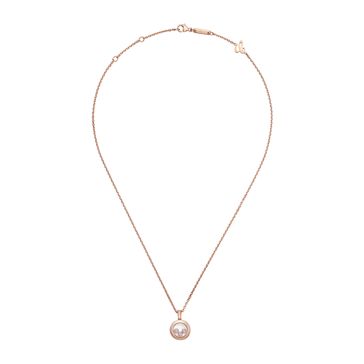 HAPPY DIAMONDS ICONS PENDANT, ETHICAL ROSE GOLD, DIAMONDS 79A018-5001
