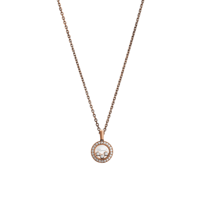 HAPPY DIAMONDS ICONS PENDANT, ETHICAL ROSE GOLD, DIAMONDS 79A018-5201