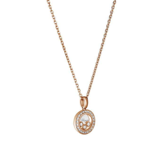 HAPPY DIAMONDS ICONS PENDANT, ETHICAL ROSE GOLD, DIAMONDS 79A018-5201