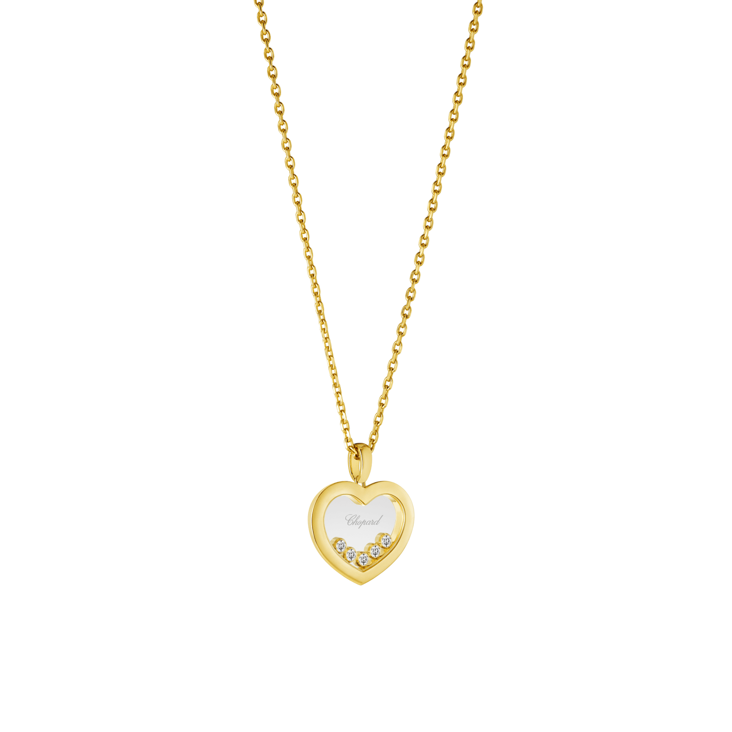 HAPPY DIAMONDS ICONS PENDANT, ETHICAL YELLOW GOLD, DIAMONDS 79A038-0001
