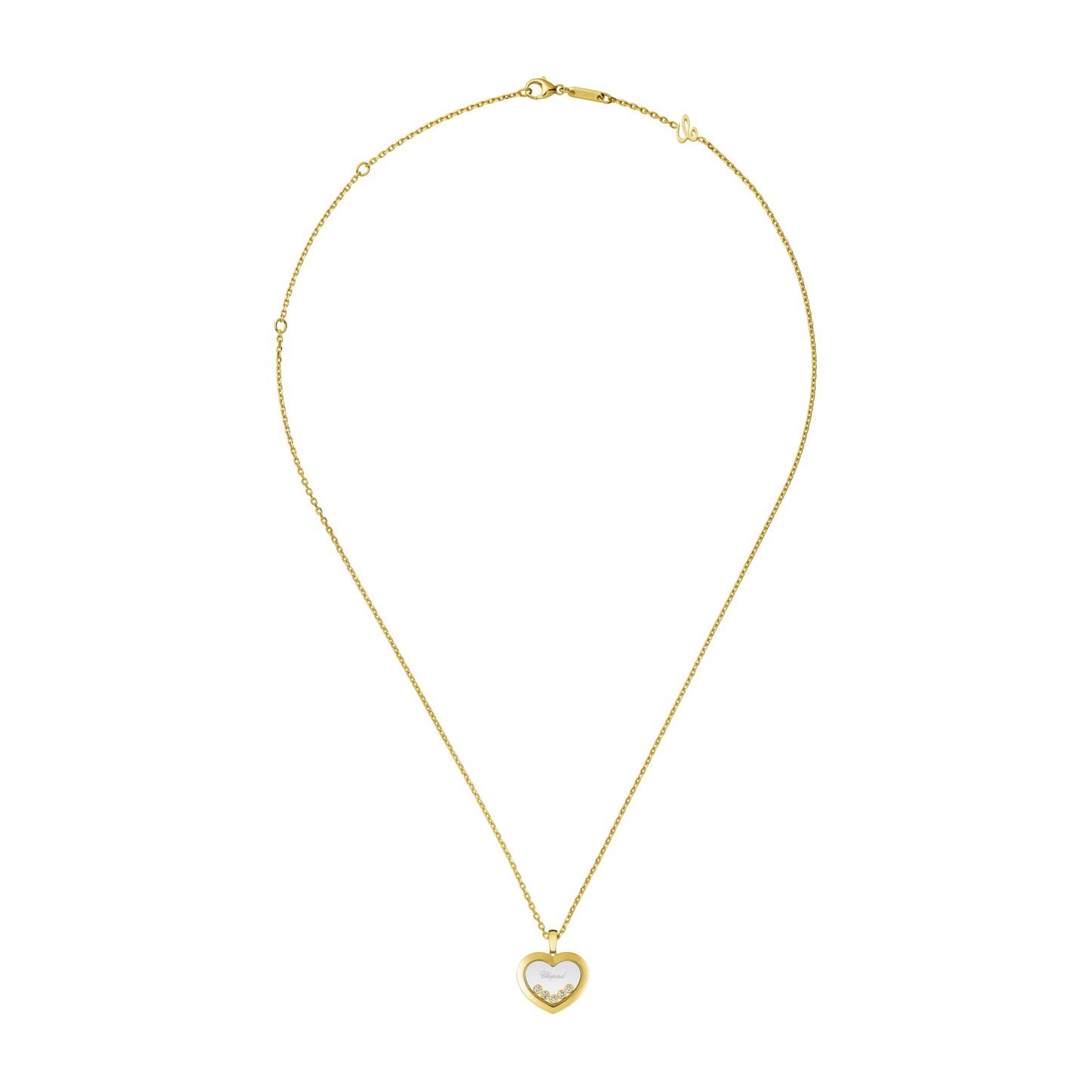 HAPPY DIAMONDS ICONS PENDANT, ETHICAL YELLOW GOLD, DIAMONDS 79A038-0001
