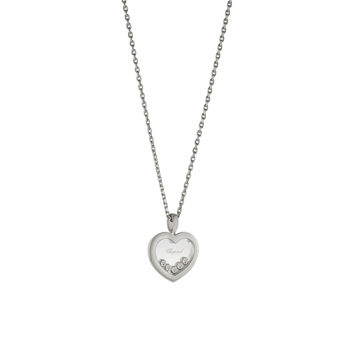HAPPY DIAMONDS ICONS PENDANT, ETHICAL WHITE GOLD, DIAMONDS 79A038-1001
