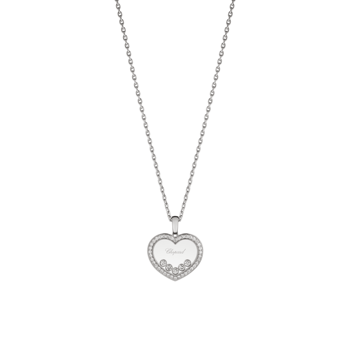 HAPPY DIAMONDS ICONS PENDANT, ETHICAL WHITE GOLD, DIAMONDS 79A038-1201