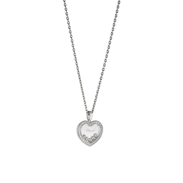 HAPPY DIAMONDS ICONS PENDANT, ETHICAL WHITE GOLD, DIAMONDS 79A038-1201