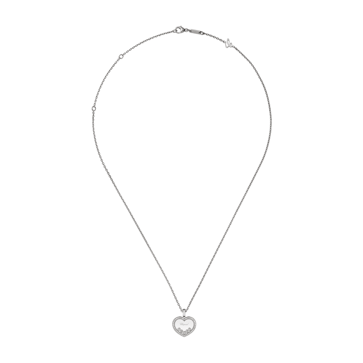 HAPPY DIAMONDS ICONS PENDANT, ETHICAL WHITE GOLD, DIAMONDS 79A038-1201