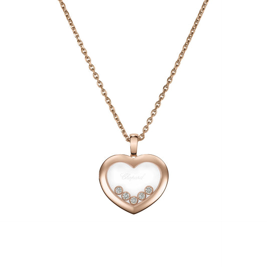 HAPPY DIAMONDS ICONS PENDANT, ETHICAL ROSE GOLD, DIAMONDS 79A038-5001