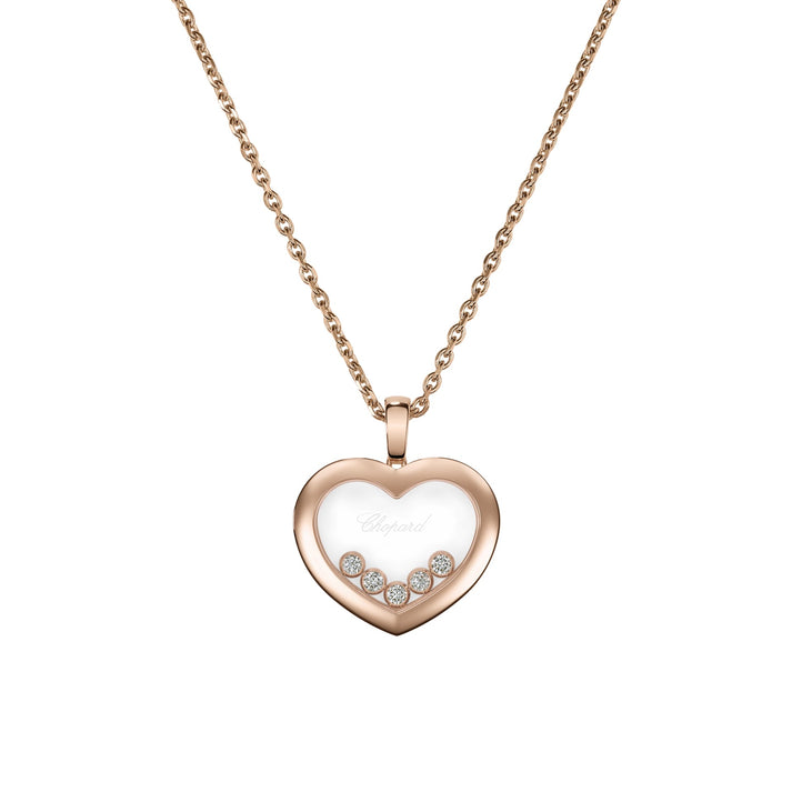 HAPPY DIAMONDS ICONS PENDANT, ETHICAL ROSE GOLD, DIAMONDS 79A038-5001