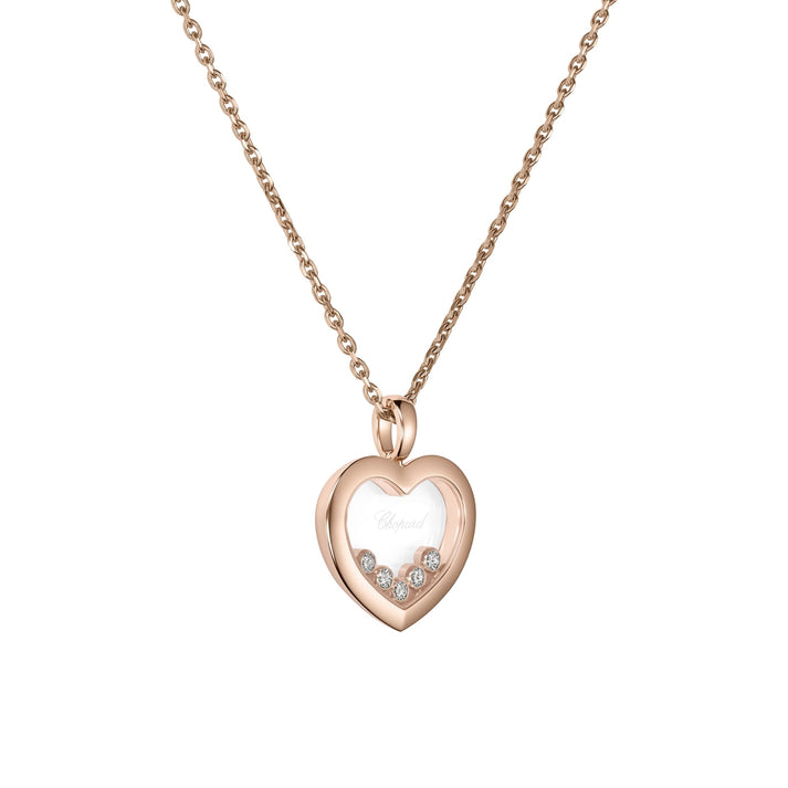 HAPPY DIAMONDS ICONS PENDANT, ETHICAL ROSE GOLD, DIAMONDS 79A038-5001