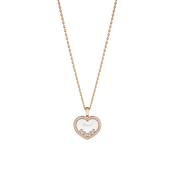 HAPPY DIAMONDS ICONS PENDANT, ETHICAL ROSE GOLD, DIAMONDS 79A038-5201