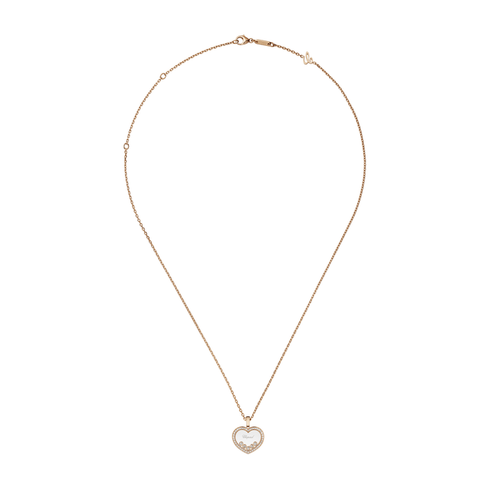 HAPPY DIAMONDS ICONS PENDANT, ETHICAL ROSE GOLD, DIAMONDS 79A038-5201