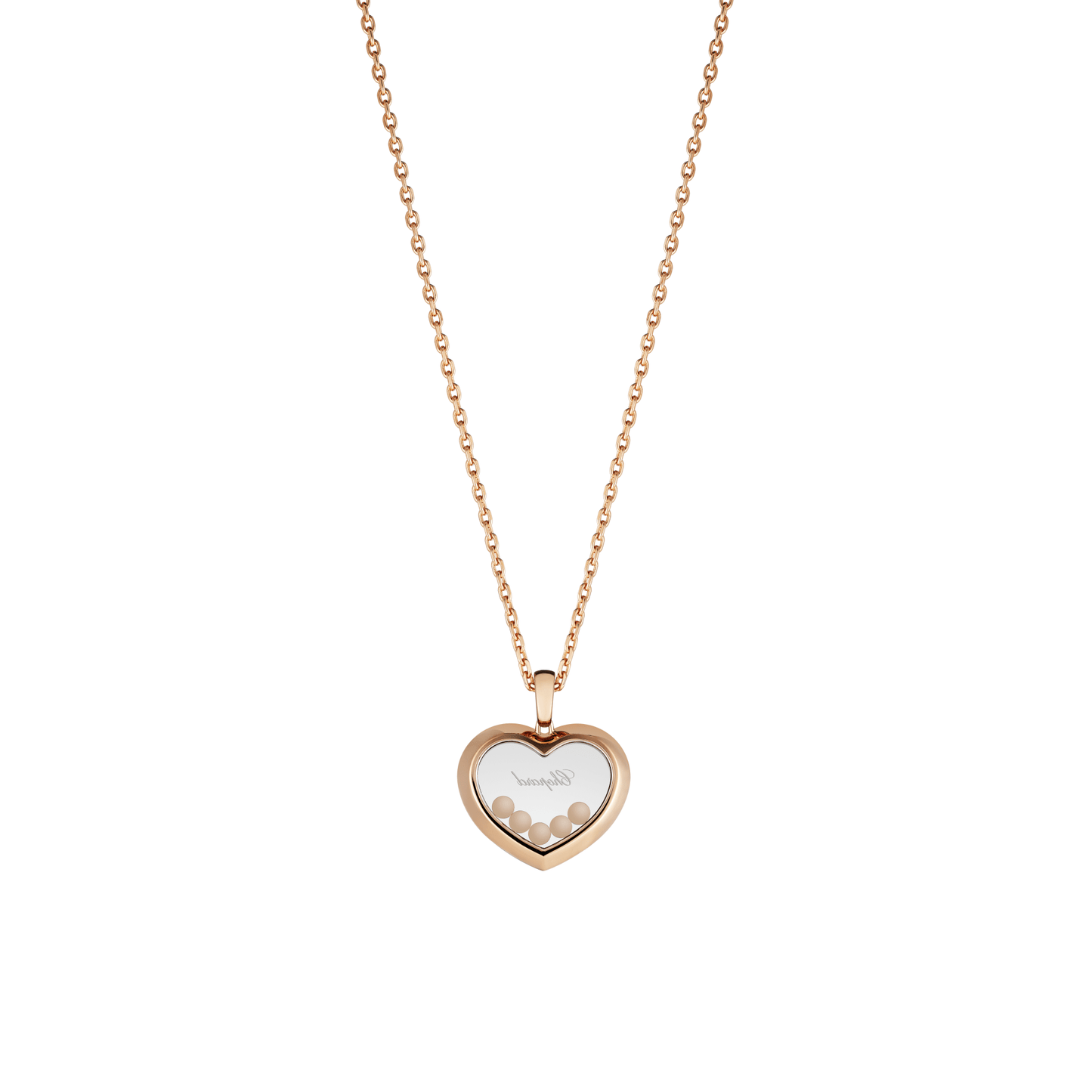 HAPPY DIAMONDS ICONS PENDANT, ETHICAL ROSE GOLD, DIAMONDS 79A038-5201