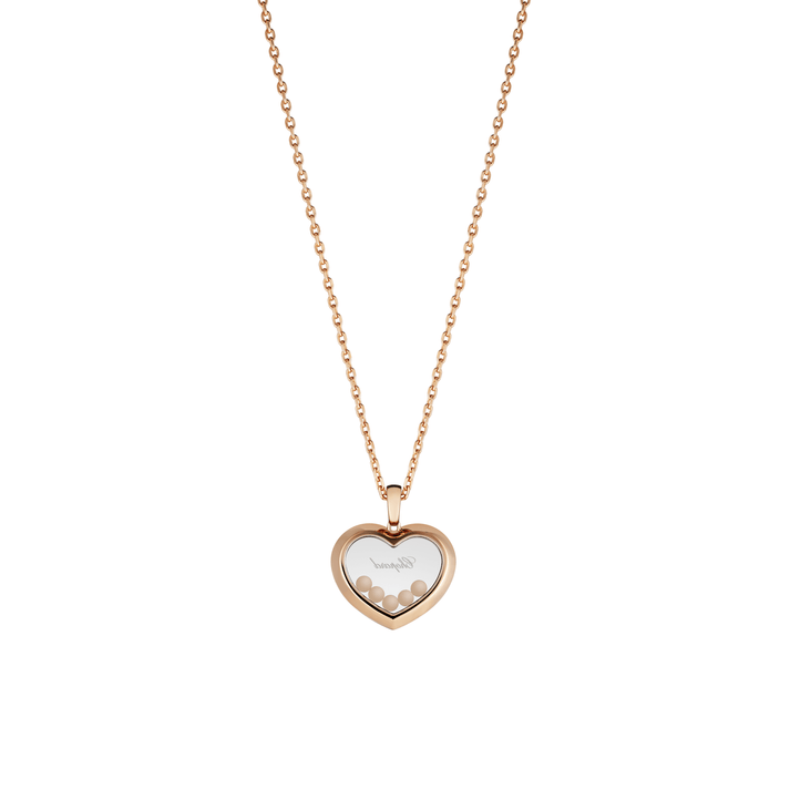 HAPPY DIAMONDS ICONS PENDANT, ETHICAL ROSE GOLD, DIAMONDS 79A038-5201