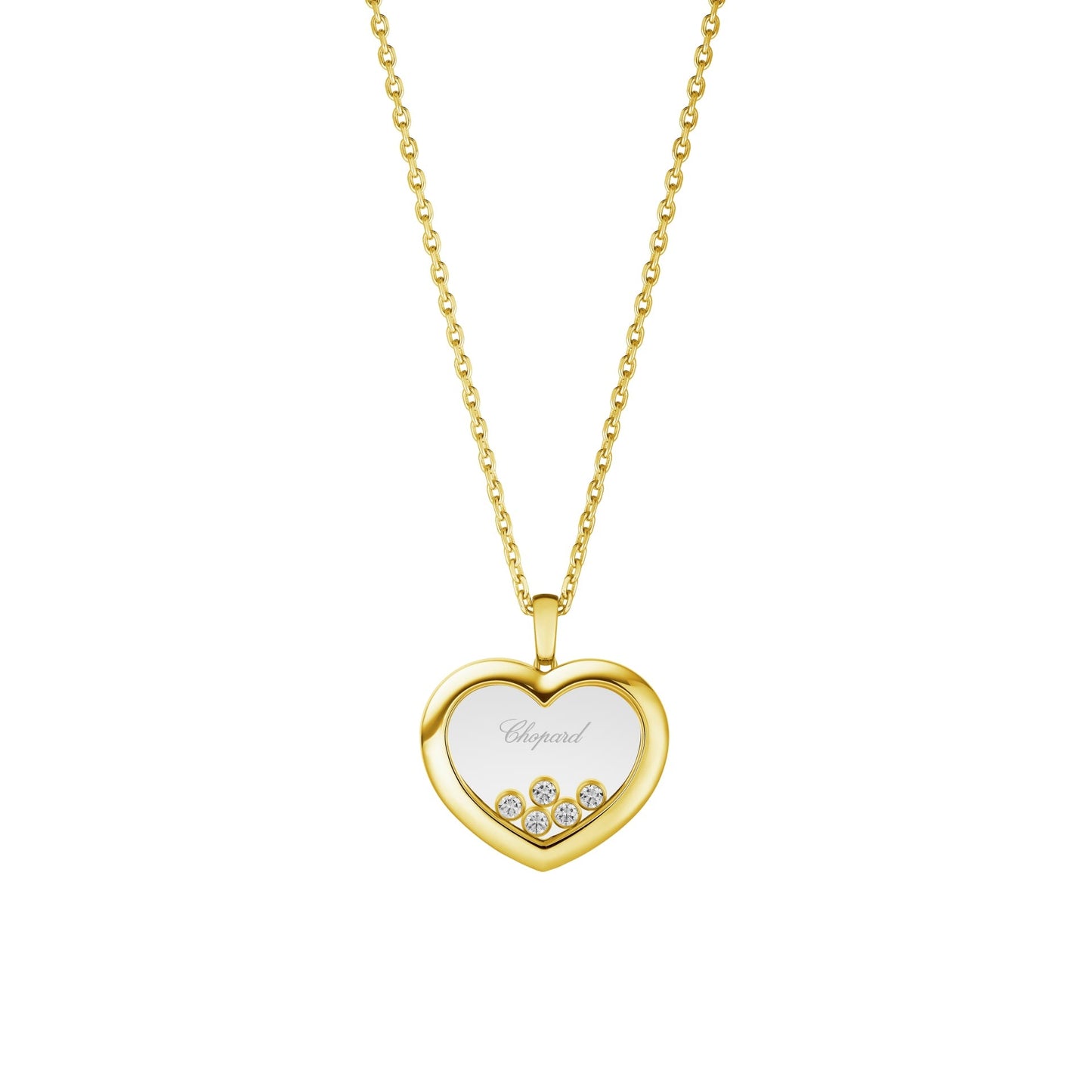 HAPPY DIAMONDS ICONS PENDANT, ETHICAL YELLOW GOLD, DIAMONDS 79A039-0001