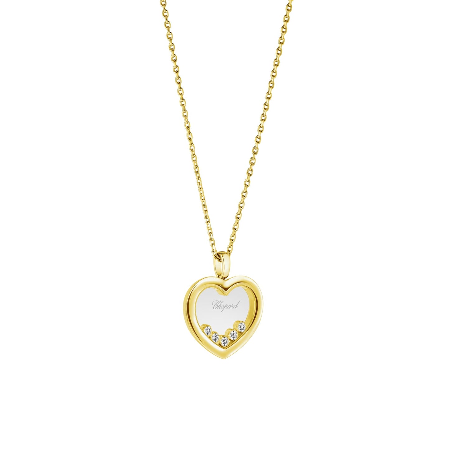 HAPPY DIAMONDS ICONS PENDANT, ETHICAL YELLOW GOLD, DIAMONDS 79A039-0001