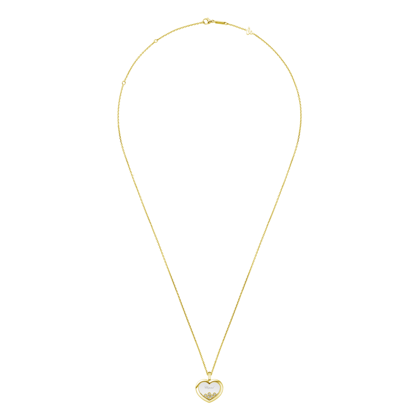 HAPPY DIAMONDS ICONS PENDANT, ETHICAL YELLOW GOLD, DIAMONDS 79A039-0001