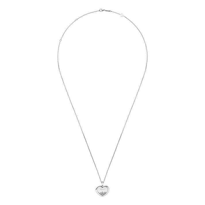 HAPPY DIAMONDS ICONS PENDANT, ETHICAL WHITE GOLD, DIAMONDS 79A039-1001