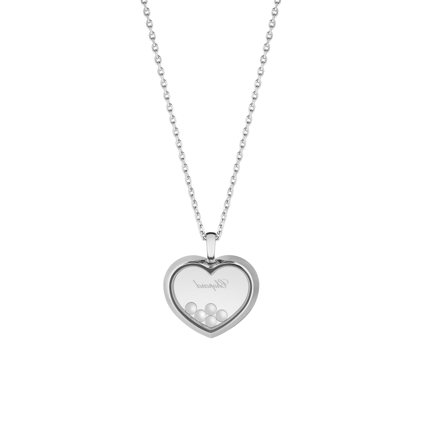 HAPPY DIAMONDS ICONS PENDANT, ETHICAL WHITE GOLD, DIAMONDS 79A039-1001