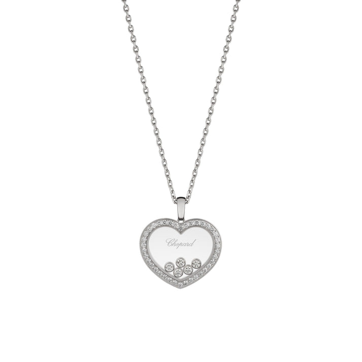 HAPPY DIAMONDS ICONS PENDANT, ETHICAL WHITE GOLD, DIAMONDS 79A039-1201