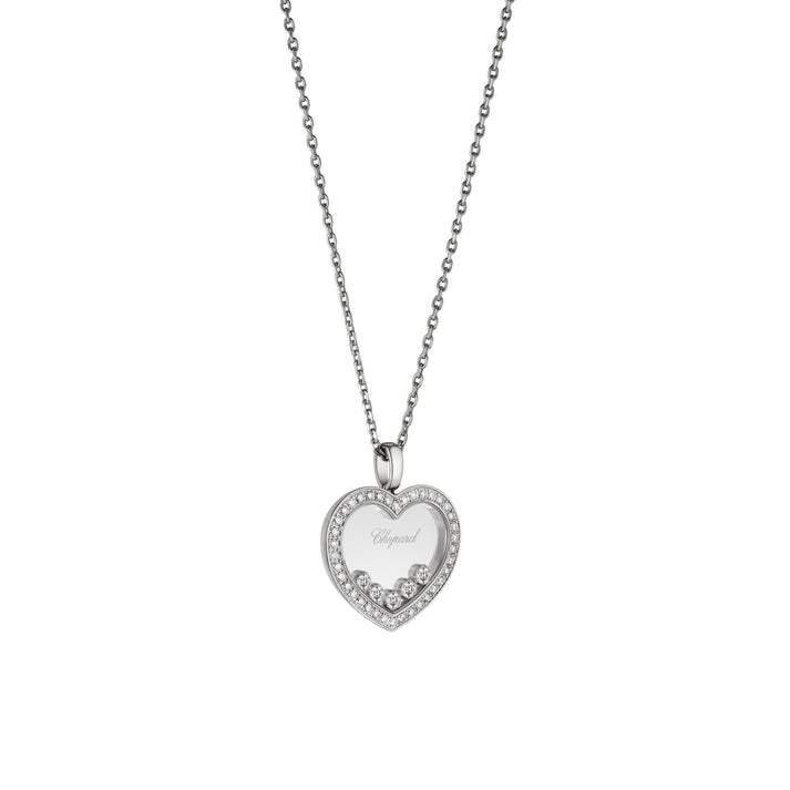 HAPPY DIAMONDS ICONS PENDANT, ETHICAL WHITE GOLD, DIAMONDS 79A039-1201