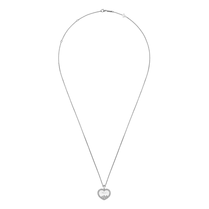 HAPPY DIAMONDS ICONS PENDANT, ETHICAL WHITE GOLD, DIAMONDS 79A039-1201