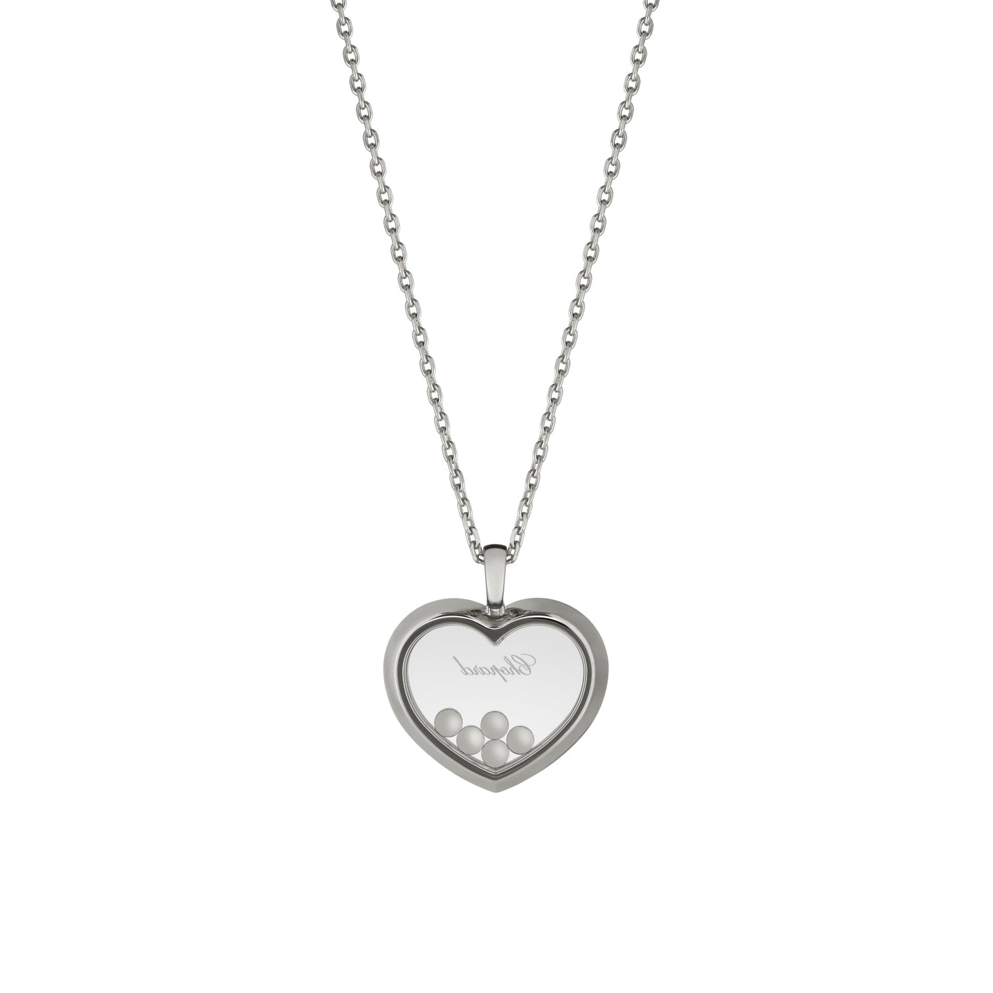 HAPPY DIAMONDS ICONS PENDANT, ETHICAL WHITE GOLD, DIAMONDS 79A039-1201