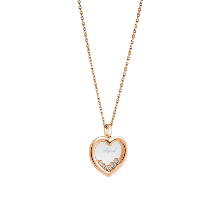 HAPPY DIAMONDS ICONS PENDANT, ETHICAL ROSE GOLD, DIAMONDS 79A039-5001