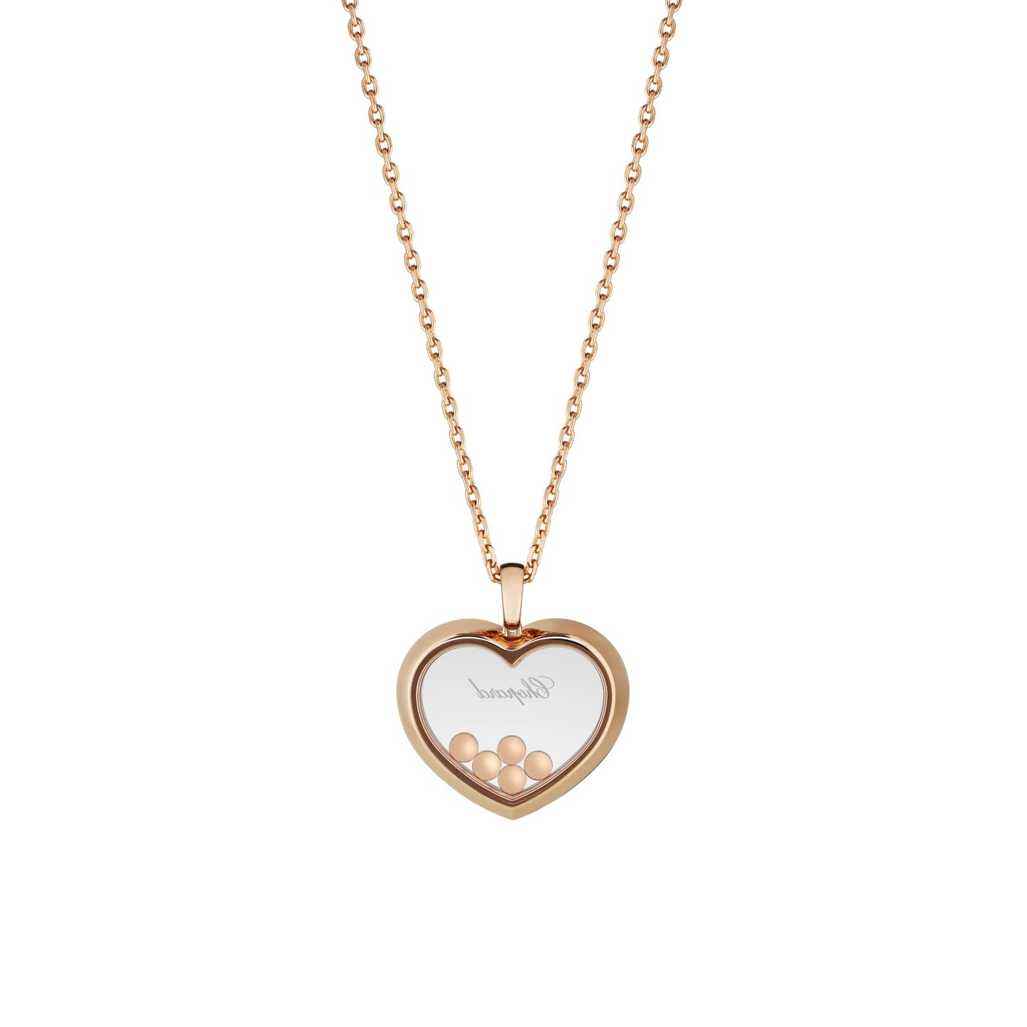 HAPPY DIAMONDS ICONS PENDANT, ETHICAL ROSE GOLD, DIAMONDS 79A039-5001