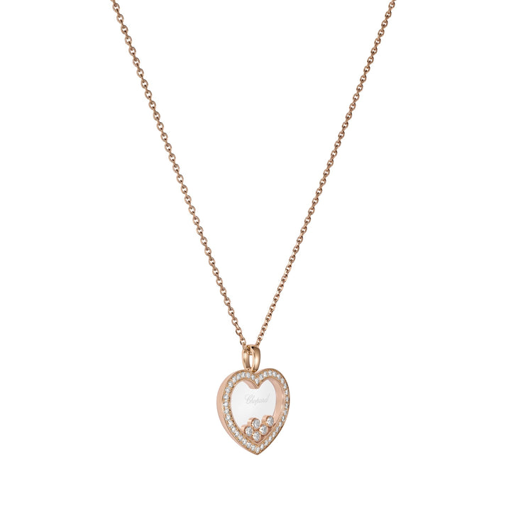 HAPPY DIAMONDS ICONS PENDANT, ETHICAL ROSE GOLD, DIAMONDS 79A039-5201