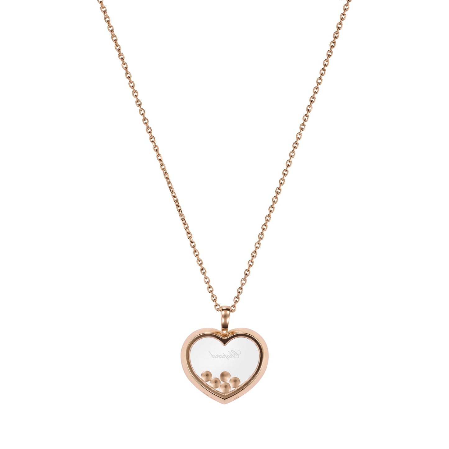 HAPPY DIAMONDS ICONS PENDANT, ETHICAL ROSE GOLD, DIAMONDS 79A039-5201