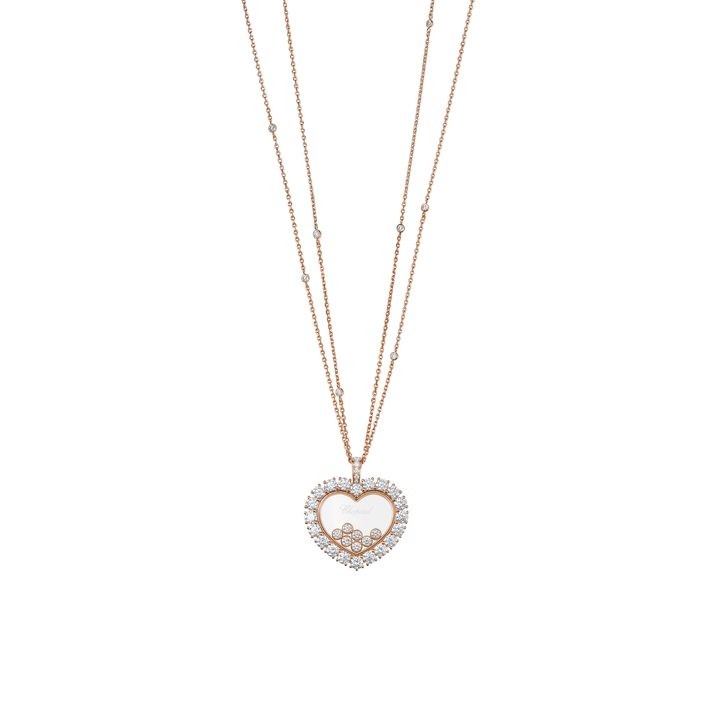 HAPPY DIAMONDS ICONS JOAILLERIE PENDANT, ETHICAL ROSE GOLD, DIAMONDS 79A049-5001