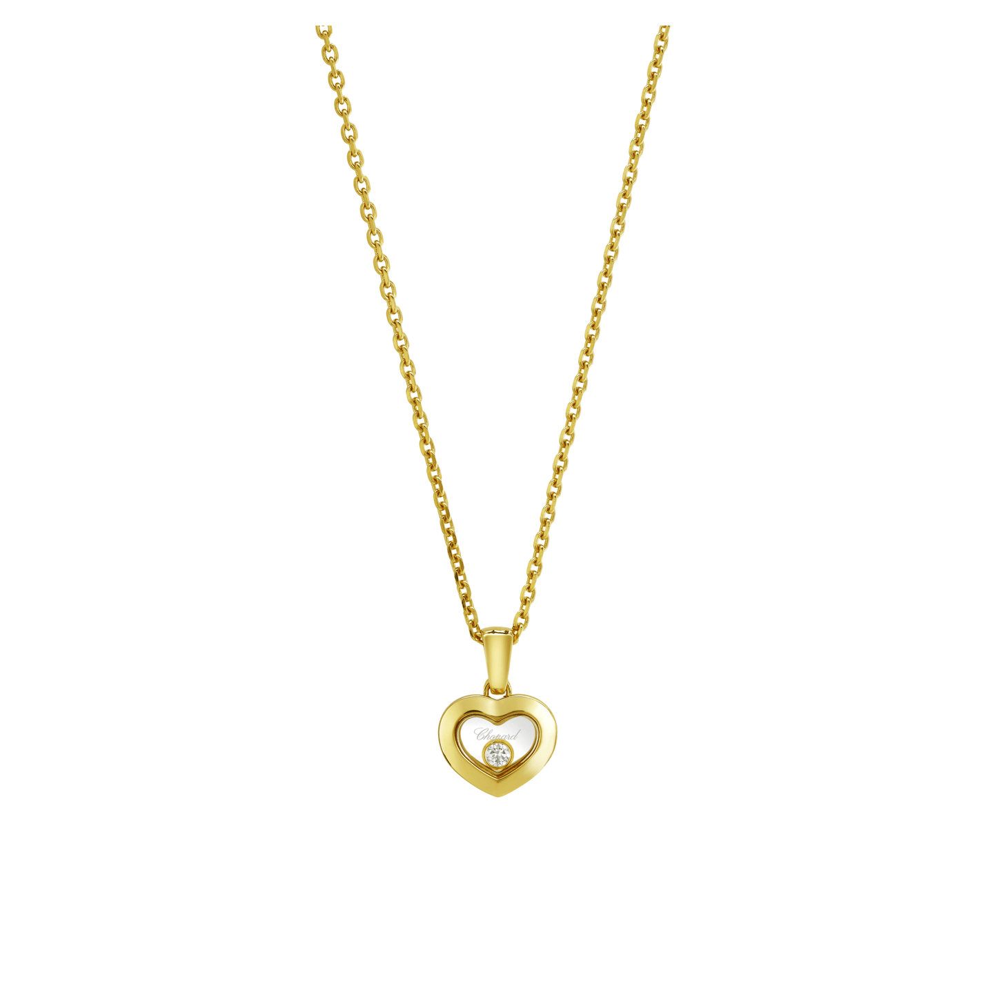 HAPPY DIAMONDS ICONS PENDANT, ETHICAL YELLOW GOLD, DIAMOND 79A054-0001