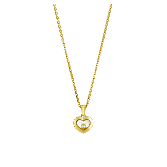 HAPPY DIAMONDS ICONS PENDANT, ETHICAL YELLOW GOLD, DIAMOND 79A054-0001